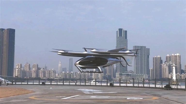 “空中的士”跨城惊艳首飞，eVTOL产业化再进一步